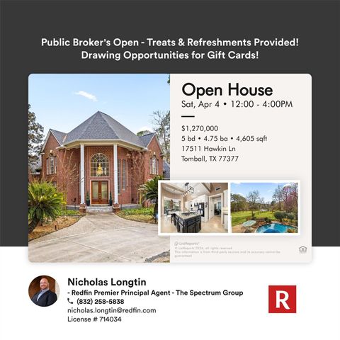 17511 Hawkin Lane Tomball TX 77377