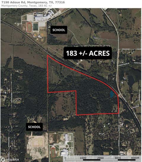 Vacant Land For Sale - 7190 Adoue Road<br/> Montgomery, TX 77316