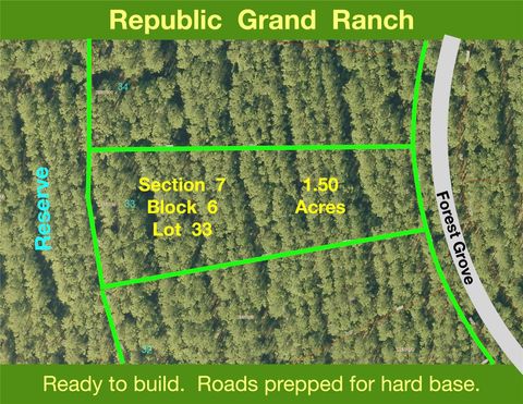 Vacant Land For Sale - 15327 Forest Grove Drive<br/> Willis, TX 77378