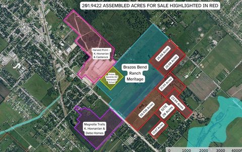 Vacant Land For Sale - 12610 Roesler Road<br/> Fort Bend County, Needville, TX 77461
