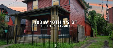 108 W 10th 1/2 Street Houston TX 77008