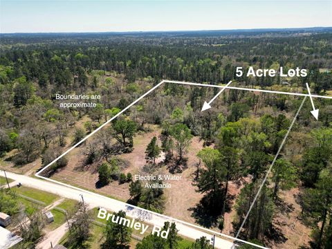 Vacant Land For Sale - 48 Brumley Road<br/> Huntsville, TX 77320