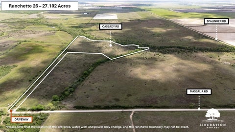 Vacant Land For Sale - 0026 Cassady Road<br/> Colorado County, Eagle Lake, TX 77434