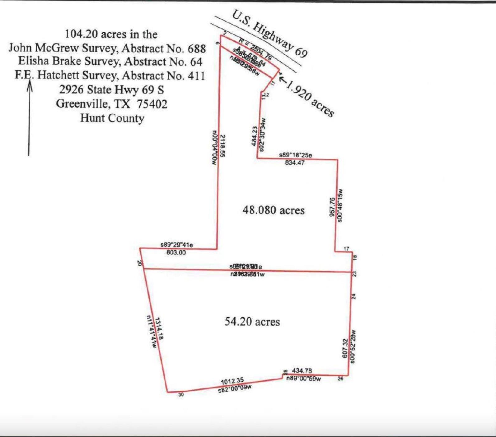 2926 & 2904 State Highway 69 S