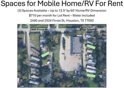 Mobile Home For Rent - 2524 Firnat Street<br/> Houston, TX 77093