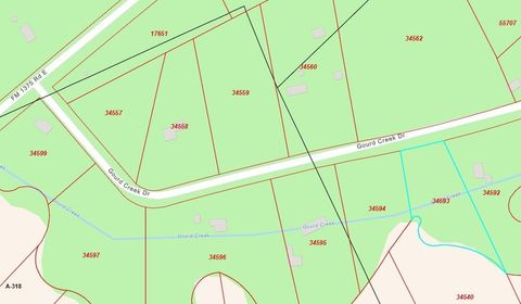 Vacant Land For Sale - 32 Gourd Creek Drive<br/> Huntsville, TX 77340