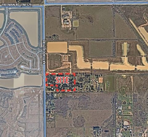 Vacant Land For Sale - 6430 & 6440 Katy Hockley Road<br/> Katy, TX 77493