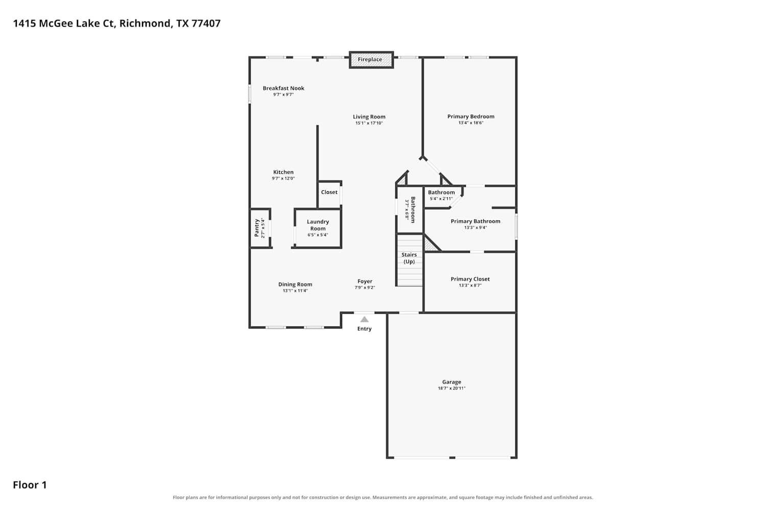 1415 Mcgee Lake Court