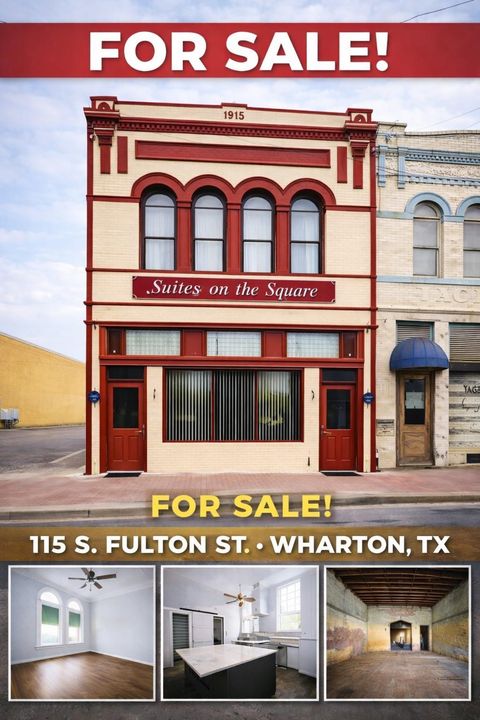 Homes For Sale - 115 & 117 S Fulton Street<br/> Wharton, TX 77488