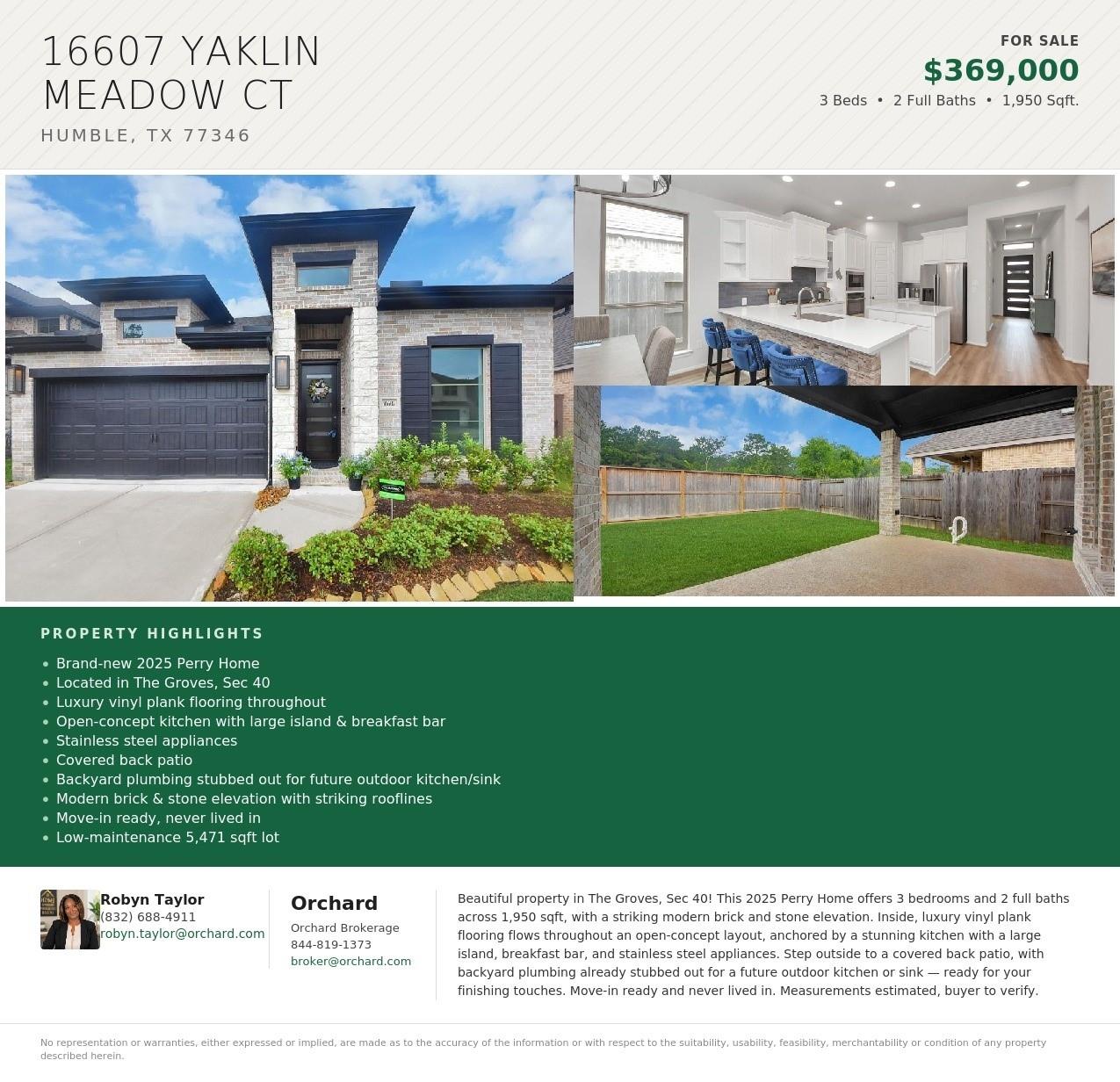 16607 Yaklin Meadow