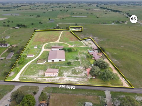 Photo of 119 Fm 1891, Shiner, TX 77984 (MLS # 88953331)