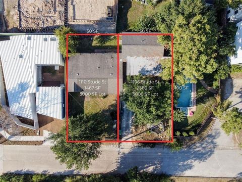 1106/1110 Stude Street Houston TX 77007