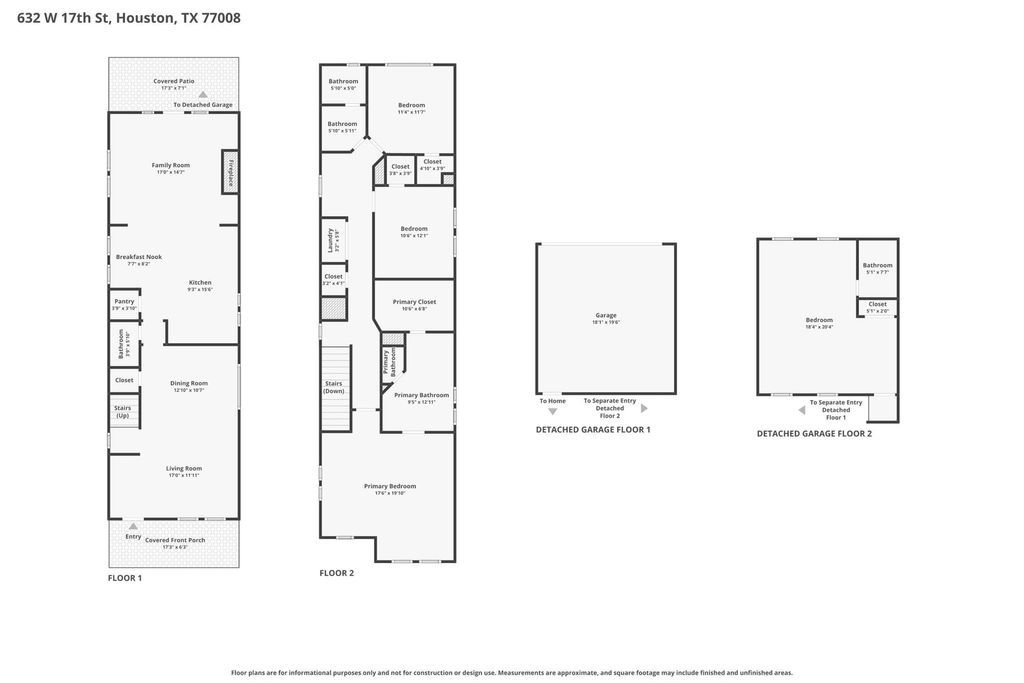 Photo of 632 W 17th Street, Houston, TX 77008 (MLS # 93243715)