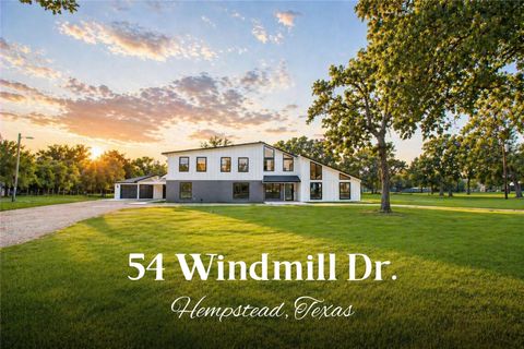 Homes For Sale - 54 Windmill Drive<br/> Hempstead, TX 77445