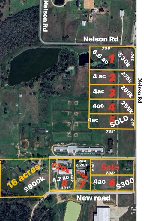 Vacant Land For Sale - 00006 Nelson Road<br/> Hempstead, TX 77445