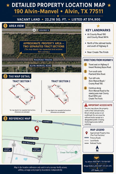Vacant Land For Sale - 190 Alvin-manvel<br/> Alvin, TX 77511