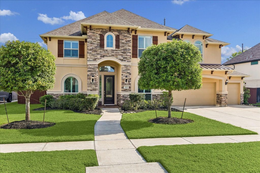 Photo of 3022 Senita Bloom Drive Dr, Manvel, TX 77578 (MLS # 75179031)
