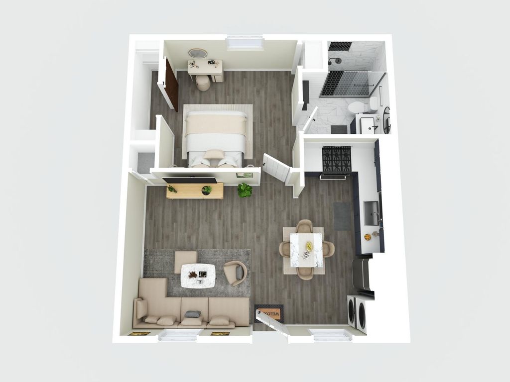 Photo of 7614 Grahamcrest Drive #1, Houston, TX 77061 (MLS # 46454984)