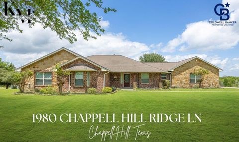 Photo of 1980 Chappell Hill Ridge Ln, Chappell Hill, TX 77426 (MLS # 16278444)