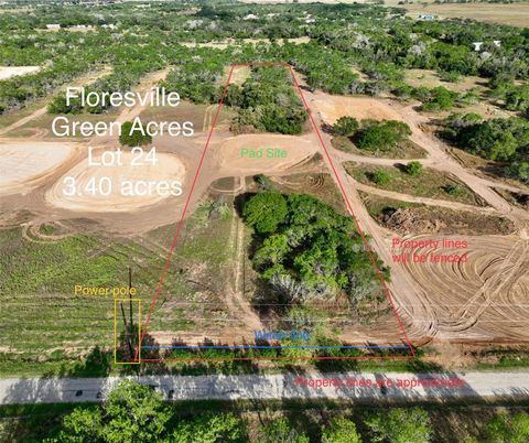 Vacant Land For Sale - LOT 24 Cr 124 Road<br/> Floresville, TX 78114