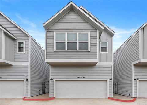 Photo of 847 Rachel Street #D, Houston, TX 77091 (MLS # 55651027)