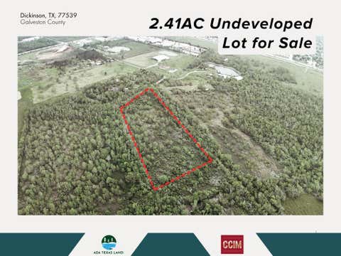 Vacant Land For Sale - TBD 2.408AC No Road<br/> Galveston County, Dickinson, TX 77539