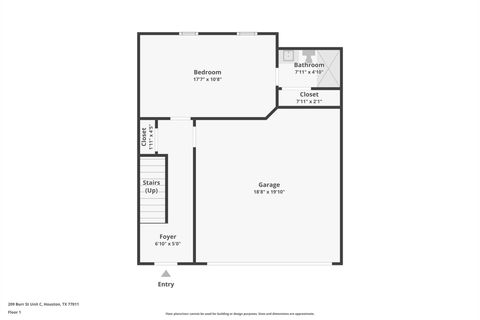 Tiny photo for 209 Burr Street #C, Houston, TX 77011 (MLS # 96343044)