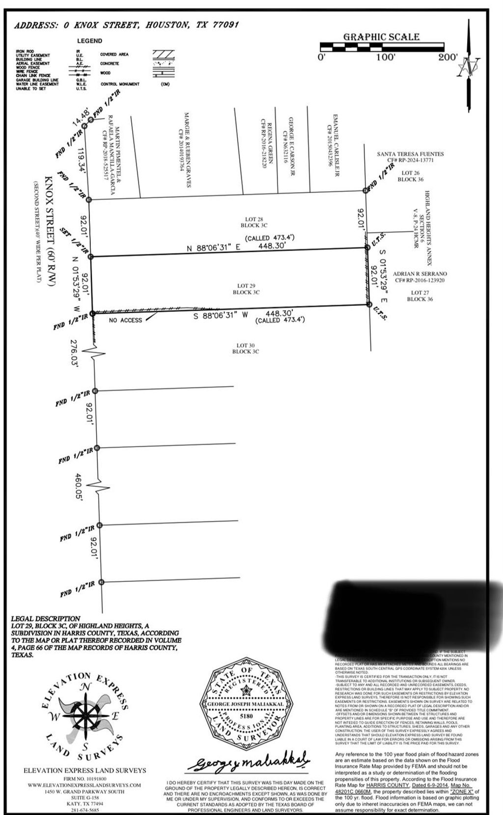 Photo of 0 Knox Street, Houston, TX 77091 (MLS # 96549138)