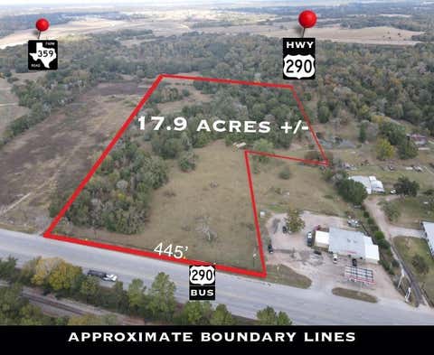 Vacant Land For Sale - 17.9 AC TBD Hwy 290 Bus St<br/> Waller County, Hempstead, TX 77445