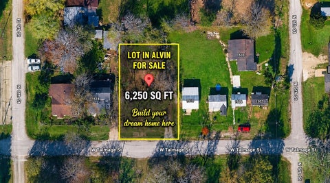 Vacant Land For Sale - 1512 W Talmadge Street<br/> Alvin, TX 77511
