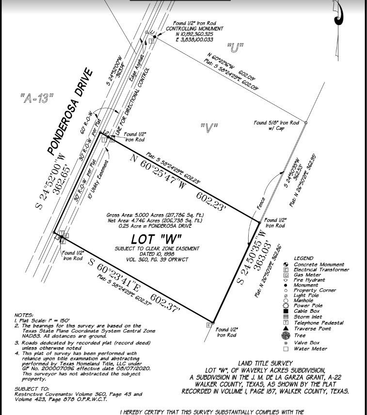 Lot W (23) Ponderosa Drive