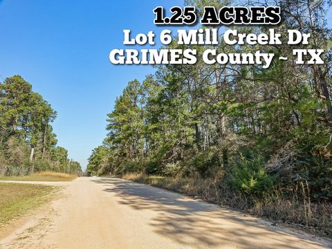 Vacant Land For Sale - 13167 Mill Creek Drive<br/> Plantersville, TX 77363