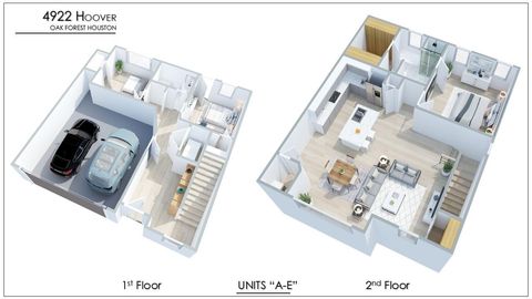 Tiny photo for 4922 Hoover Street #C, Houston, TX 77092 (MLS # 53639626)