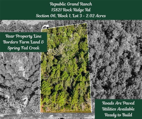 Vacant Land For Sale - 15821 Ridge Rock Road<br/> Willis, TX 77378