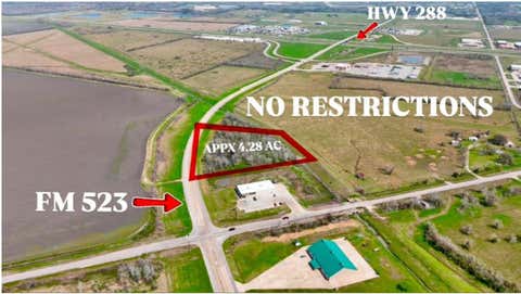 Vacant Land For Sale - Fm 523<br/> Angleton, TX 77515