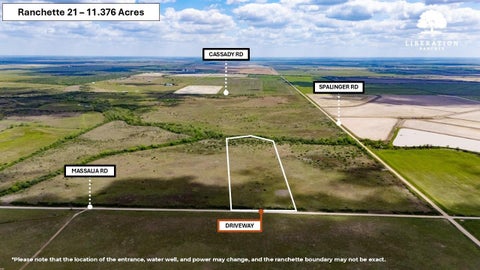 Vacant Land For Sale - 0021 Cassady Road<br/> Colorado County, Eagle Lake, TX 77434