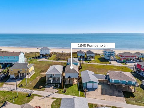 Photo of 1840 Pompano Lane, Crystal Beach, TX 77650 (MLS # 50388259)