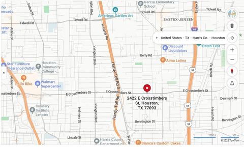 Vacant Land For Sale - 2422 E Crosstimbers Street<br/> Houston, TX 77093