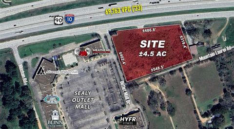 Vacant Land For Sale - 4089 I 10 Frontage Road<br/> Sealy, TX 77474