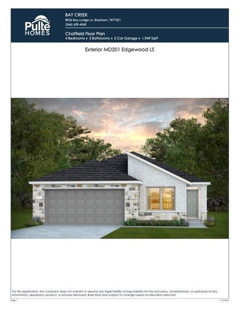 Photo of 9018 Bay Lodge Lane, Baytown, TX 77521 (MLS # 98031845)