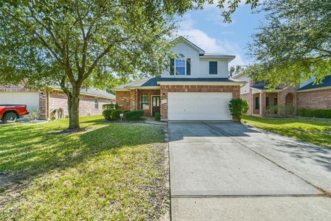 Photo of 8726 Old Maple Lane, Humble, TX 77338 (MLS # 43796396)
