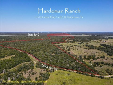 TBD Hwy 7 And Lcr 706 - 229 Acres Kosse TX 76653