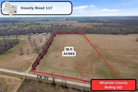 Vacant Land For Sale - TRACT 5 Cr 117<br/> Wharton County, Hungerford, TX 77448