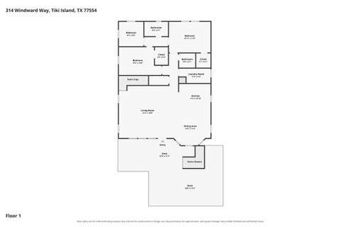 Tiny photo for 314 Windward Way, Tiki Island, TX 77554 (MLS # 76546397)