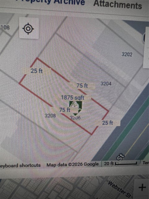 Vacant Land For Sale - 3206 Hutchins Street<br/> Houston, TX 77004