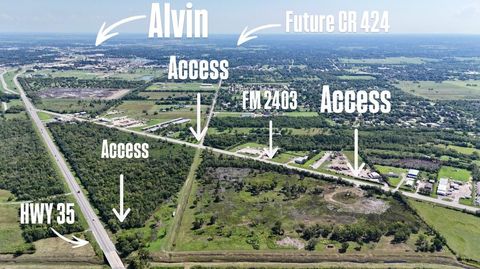 Vacant Land For Sale - 3628 Fm 2403<br/> Alvin, TX 77511