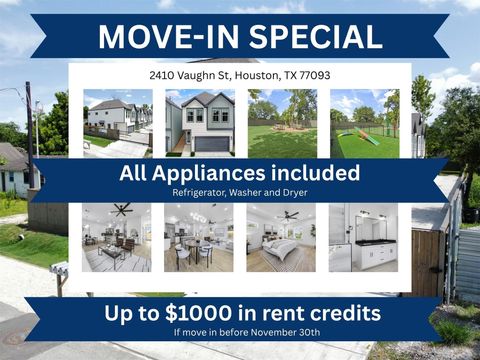 Photo of 2410 Vaughn Street #D, Houston, TX 77093 (MLS # 82980039)