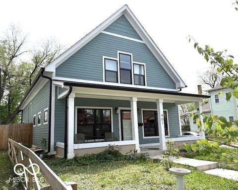 Photo of 401 Sanders Street, Indianapolis, IN 46225 (MLS # 22073674)