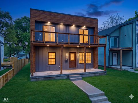 Photo of 1523 Harlan Street, Indianapolis, IN 46203 (MLS # 22096625)