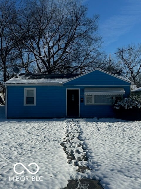 view of ranch-style home